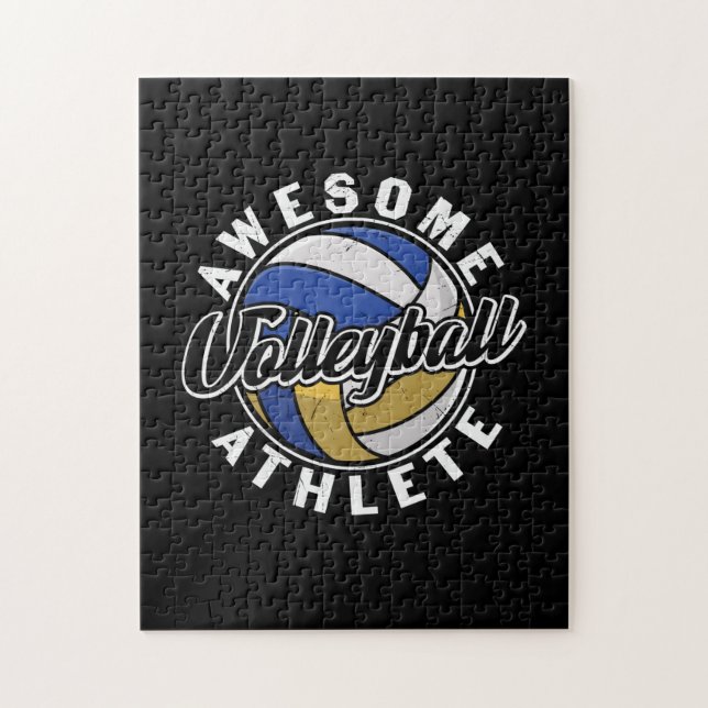 Volleyball Player | Awesome Volleyball Jigsaw Puzzle (Vertical)