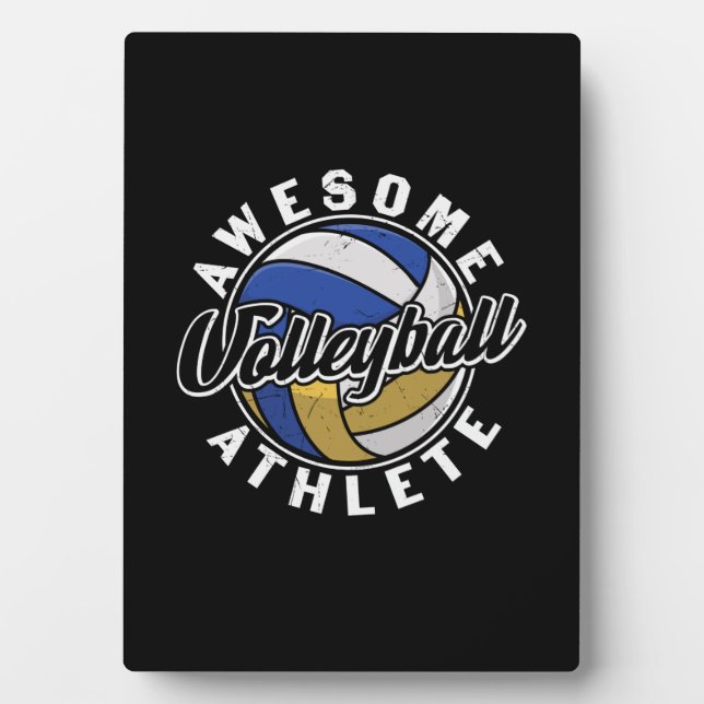 Volleyball Player | Awesome Volleyball Plaque (Front)
