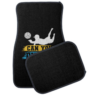 Volleyball Player   Can You Dig It Car Floor Mat