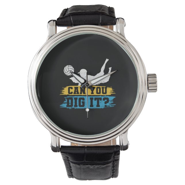 Volleyball Player | Can You Dig It Watch (Front)