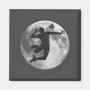 Volleyball Player Coach Fan Volley-ball Child Man Magnet