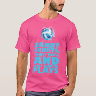 Volleyball Player Coach Training Game Beach Volley T-Shirt