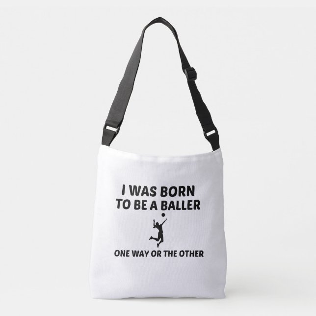 Volleyball player crossbody bag (Front)