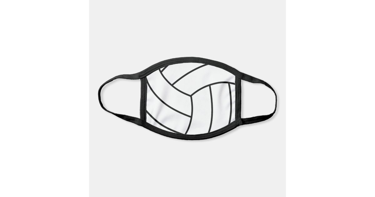 Volleyball Player Custom Color Face Mask Zazzle