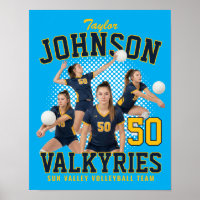 Volleyball Player Custom Photo Bootleg Sports