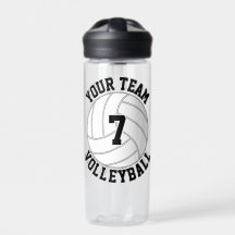Volleyball Player Custom Team Name & Jersey Number