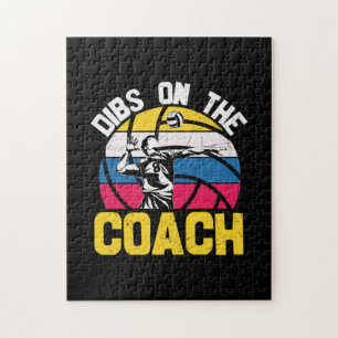 Volleyball Player   Dibs On The Coach Jigsaw Puzzle