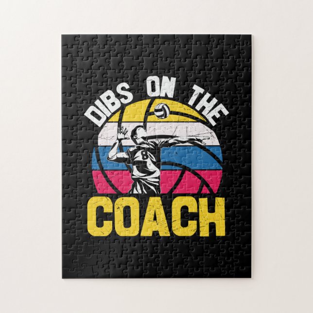 Volleyball Player | Dibs On The Coach Jigsaw Puzzle (Vertical)