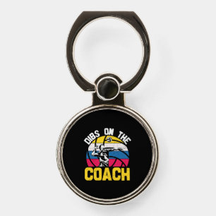 Volleyball Player Dibs On The Coach Phone Ring Stand