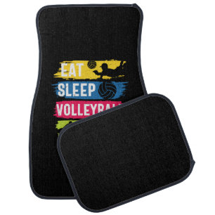 Volleyball Player   Eat Sleep Volleyball Repeat Car Floor Mat