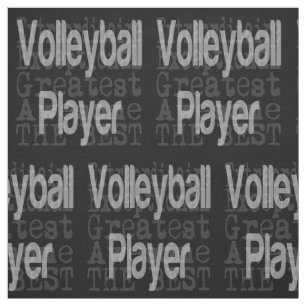 Volleyball Player Extraordinaire Fabric