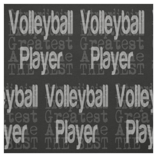 Volleyball Player Extraordinaire Fabric