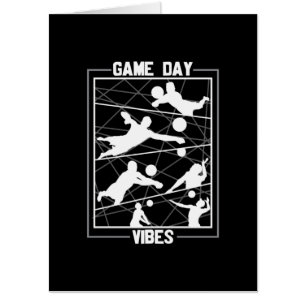 Volleyball Player Game Day Vibes Card