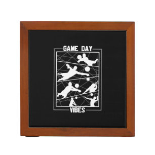 Volleyball Player   Game Day Vibes Desk Organizer