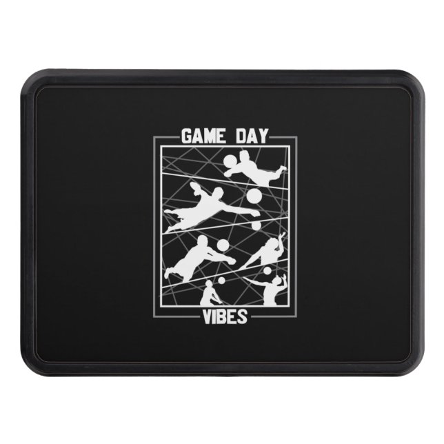 Volleyball Player | Game Day Vibes Hitch Cover (Front)