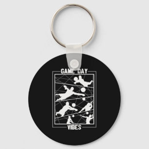 Volleyball Player Game Day Vibes Keychain