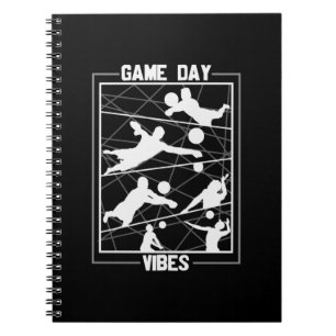Volleyball Player   Game Day Vibes Notebook