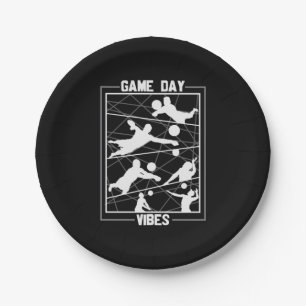 Volleyball Player Game Day Vibes Paper Plates