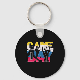 Volleyball Player Game Day Volleyball Keychain