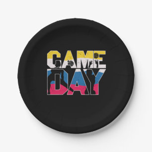 Volleyball Player Game Day Volleyball Paper Plates