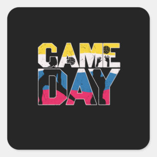 Volleyball Player Game Day Volleyball Square Sticker