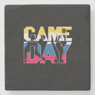 Volleyball Player Game Day Volleyball Stone Coaster