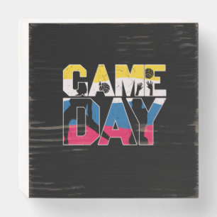 Volleyball Player Game Day Volleyball Wooden Box Sign