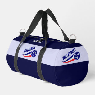 Volleyball Player Girl, Birthday, France Flag Duffle Bag