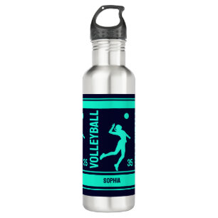 Volleyball Player Girl, Volleyball Girl Birthday Stainless Steel Water Bottle