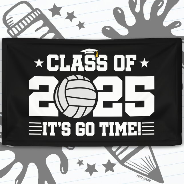 Volleyball Player Graduation Class of 2025 Senior Banner (Creator Uploaded)