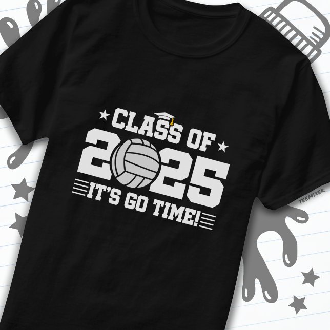 Volleyball Player Graduation Class of 2025 Senior T-Shirt (Creator Uploaded)