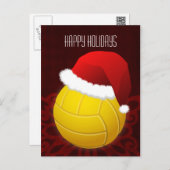 volleyball player Holiday greeting (Front/Back)