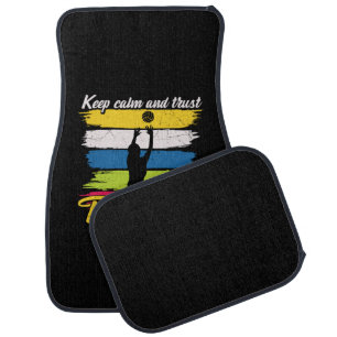 Volleyball Player Keep Calm And Trust Car Floor Mat