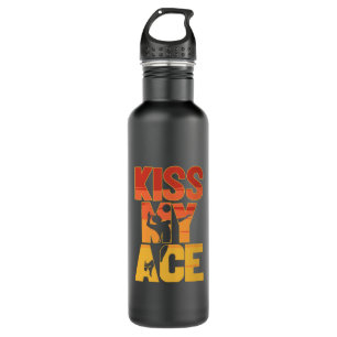Volleyball Player   Kiss My Ace Stainless Steel Water Bottle