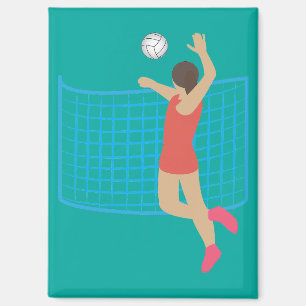 Volleyball Player Magnet