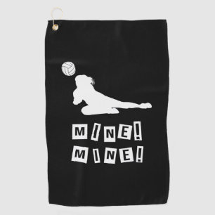 Volleyball Player   Mr. Volleyball Mine Golf Towel