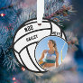 Volleyball Player Name Number Photo Keepsake Ornament