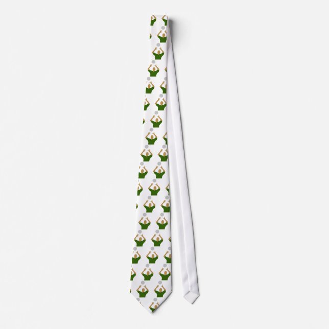 Volleyball Player Neck Tie (Front)