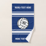 Volleyball Player Number Team Name Your Team Color Hand Towel Volleyball Player Number Team Name Your Team Color Hand Towel