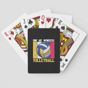Volleyball Player   One Hit Wonders Volleyball Poker Cards