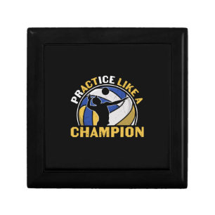 Volleyball Player   Practice Like A Champion Gift Box