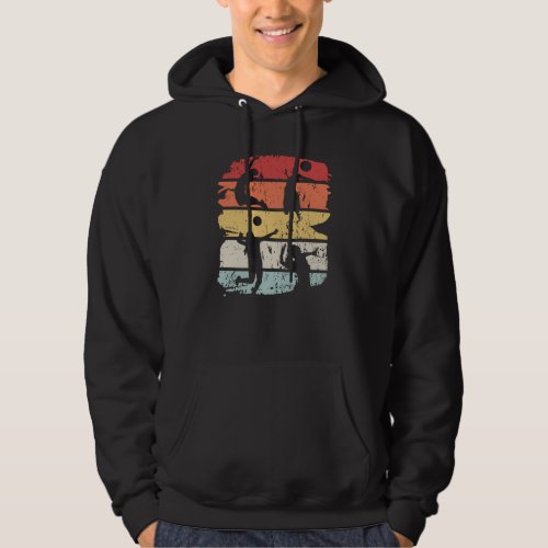 Volleyball Player Retro Hoodie