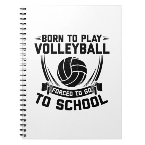 Volleyball Player Sayings  Team Coach Sport Gift Notebook