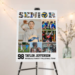 Volleyball Player Senior Sports Team Photo Collage Foam Board<br><div class="desc">Personalized volleyball senior sports photo collage for athlete and volleyball player. This customizable photo gift is perfect for senior night, sports award banquet or birthday gift for your athlete son, daughter or student. It's a great way to display precious moments and memories from their sports games. The poster features a...</div>