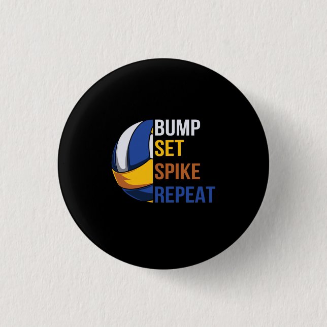 Volleyball Player | Set Spike Repeat Button (Front)