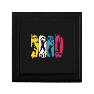 Volleyball Player   Set Spike Repeat Gift Box