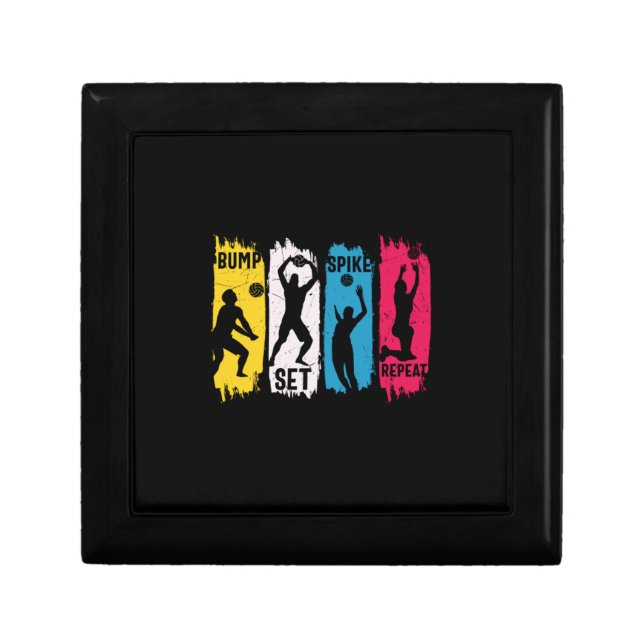 Volleyball Player | Set Spike Repeat Gift Box (Front)