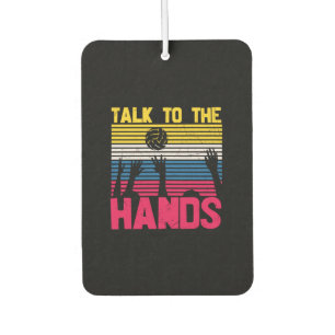 Volleyball Player Talk To The Hands Air Freshener
