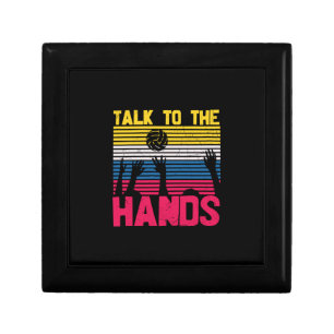 Volleyball Player   Talk To The Hands Gift Box