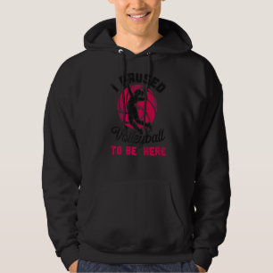 Volleyball Player Team Vintage I Paused Volleyball Hoodie
